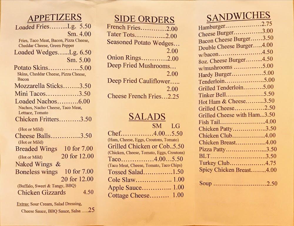 Creek-Side Drive 'n' Go Menu image 1